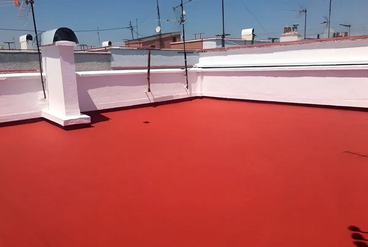 Reparación e impermeabilización de terraza hecha por Los Pintores Salamanca
